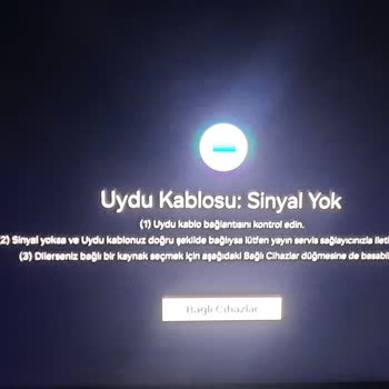 Yüksek Fiyatlı TV'de HD Kanallarında Sürekli Sinyal Yok Sorunu