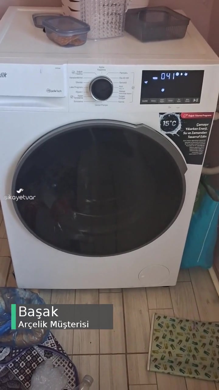 Arçelik Çamaşır Makinesinin Sallanması Ve Aşırı Sesli Olması! videonun kapak resmi
