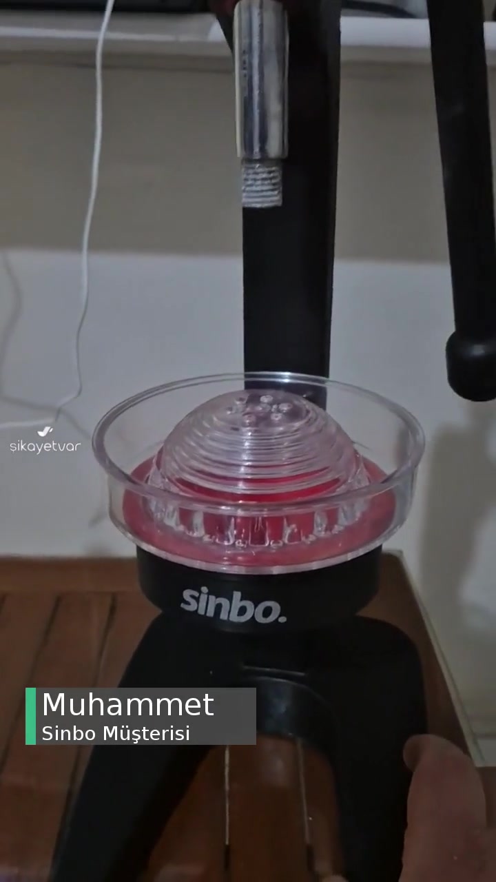 Sinbo Narenciye Sıkacağı Kalitesiz, Sorunlu! videonun kapak resmi