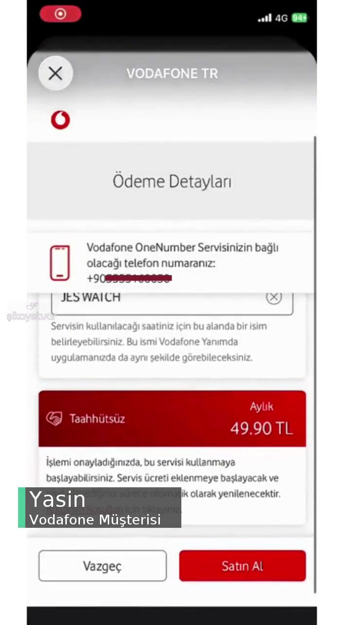 Vodafone One Number Hatası videonun kapak resmi