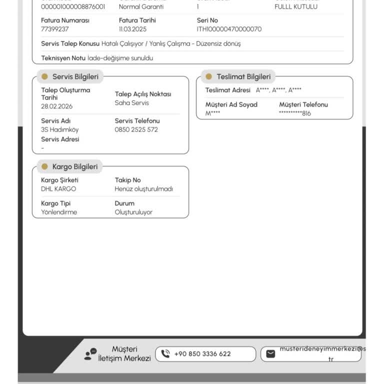 Arızalı Makine, Donmuş Sayfa Ve Haksız Değişim Reddi