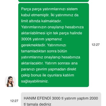 Bets10 3000 TL Yatırımım Hesaba Yansımıyor