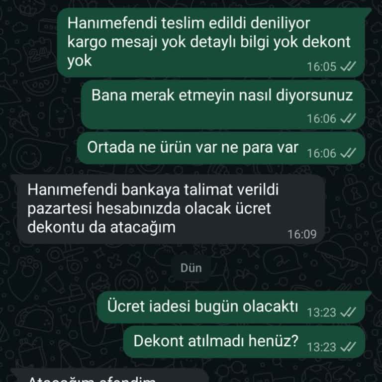 Siparişim Teslim Edildi Görünüyor, Ürün Gelmedi Ve İade Hâlinde Bekliyorum