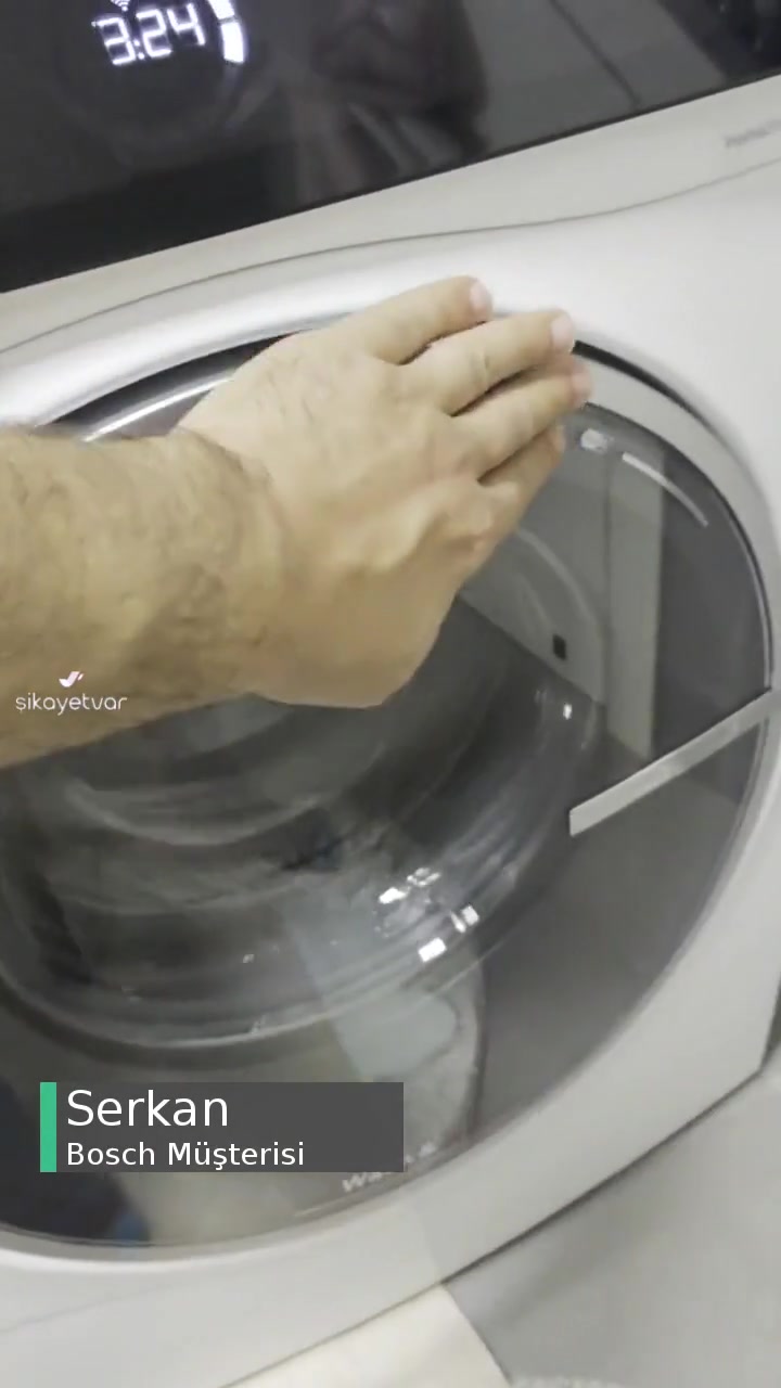 Bosch Serie 8 Sıfır Çamaşır Makinesinde Ses Problemi WNC254A0TR! videonun kapak resmi