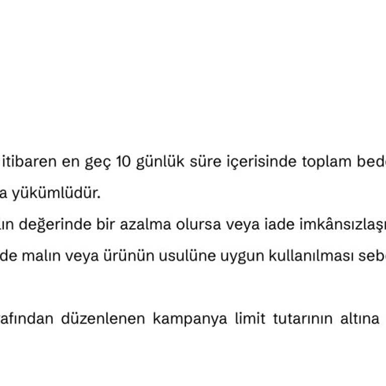 Bralet İade Ve Değişim Şartları Alışveriş Öncesinde Açık Değil