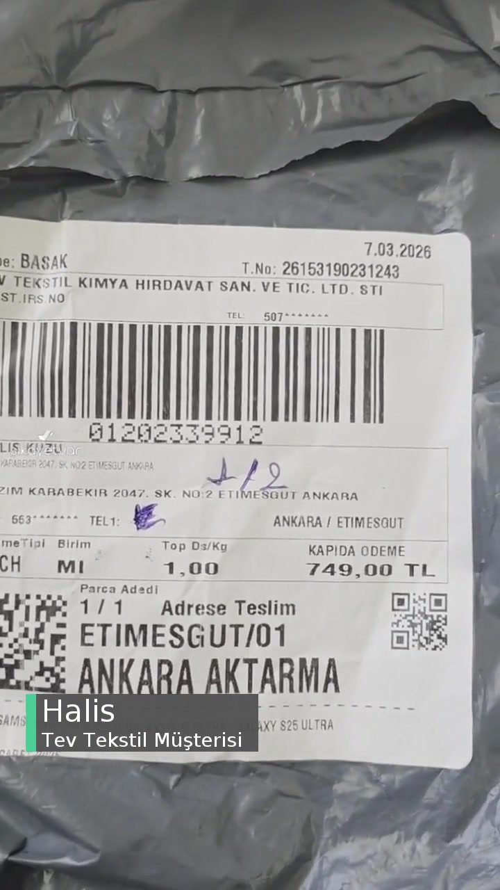 Tev Tekstil Yanıltıyor! videonun kapak resmi