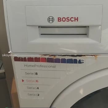 Bosch Çamaşır Makinesi Kapak Küflenmesi!