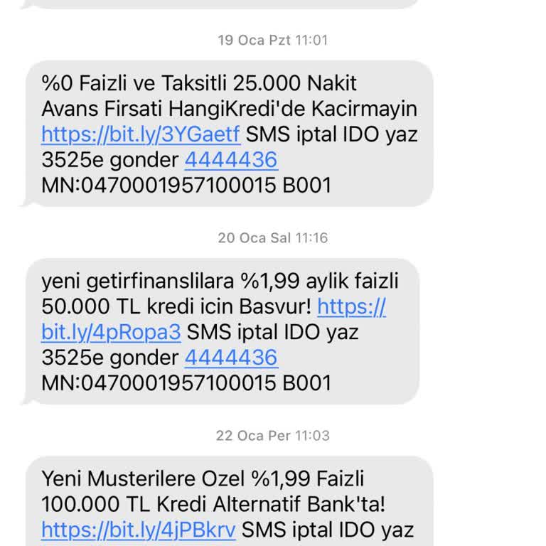 İDO Reklam SMS'leri İptal Talebimle Durdurulmadı