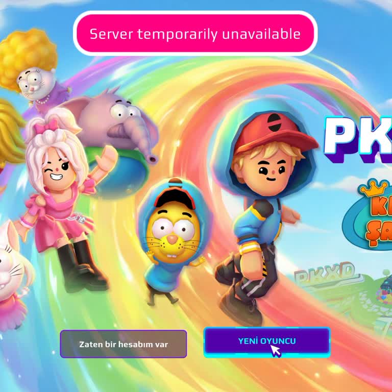 PK XD Sunucu Kapalı Hatası Nedeniyle Oyun Girişi Engellendi