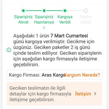 Kargoya Teslim Edilmediği Görünen Siparişin İptali Ve Ücret İadesi Talebi