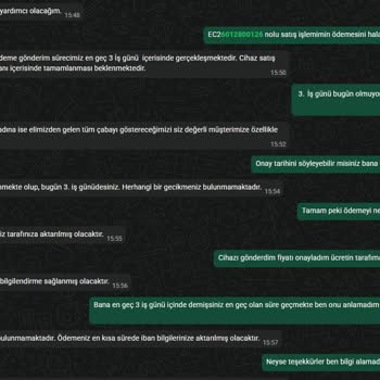 EasyCep’te Ödeme Gecikmesi Ve Oyalayıcı Yanıtlar