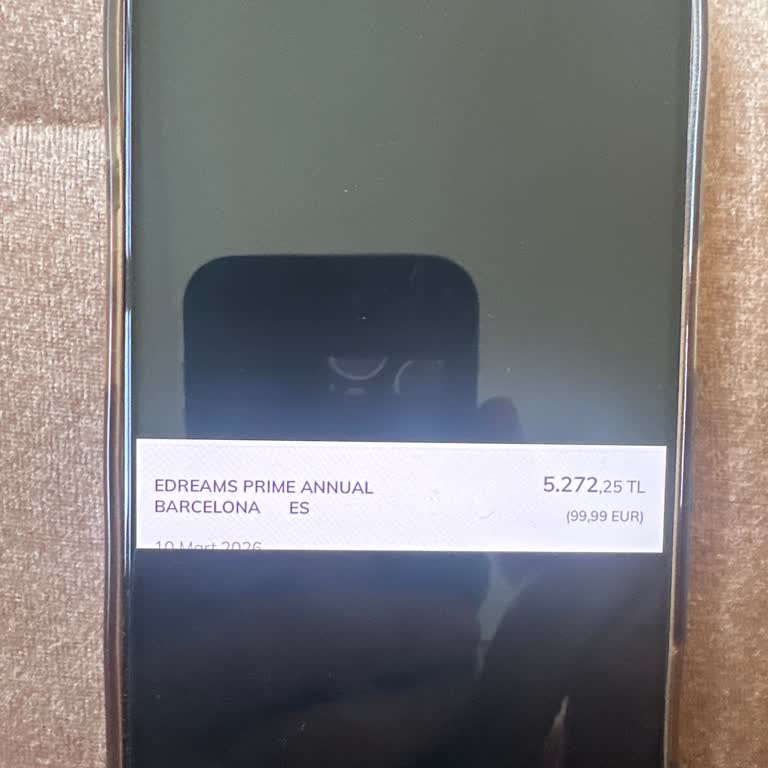 İzinsiz EDreams Prime Üyeliği İçin Haksız Çekim