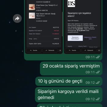 Eksik Çay Tabağı Seti Ve Uzun Teslimat Gecikmesi