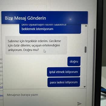 Saati Değişen Uçuşumun İptali Ve Tam Ücret İadesi Talebi