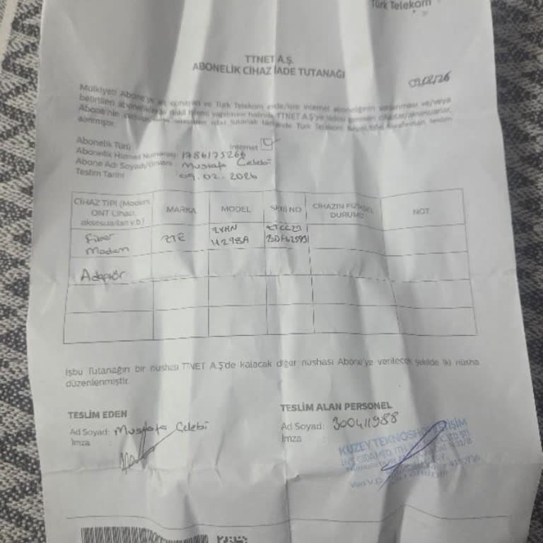 İptal Sonrası Modem Tesliminde 1.220 TL Haksız Fatura