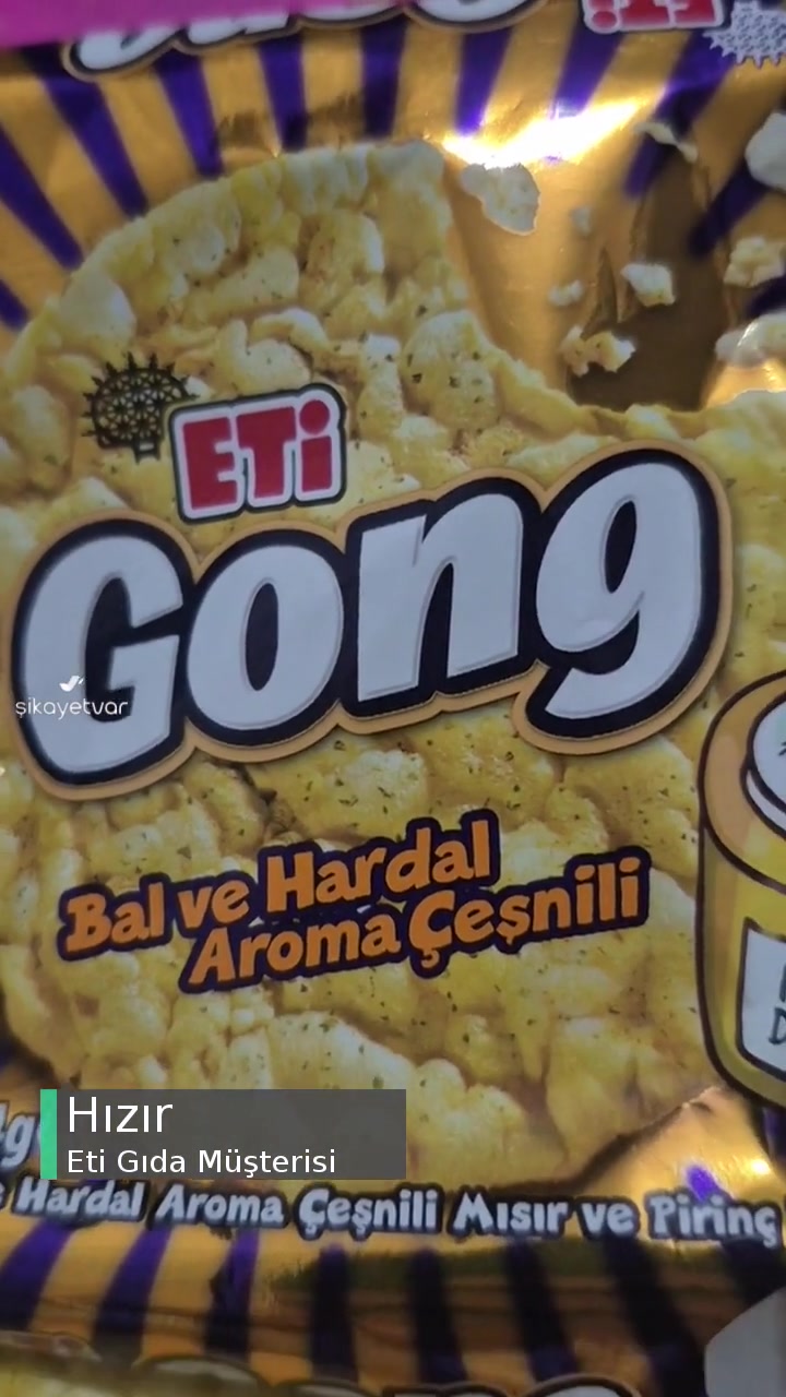 Eti Gıda Şikayetim Var, Telafi Etmenizi Rica Ediyorum! videonun kapak resmi