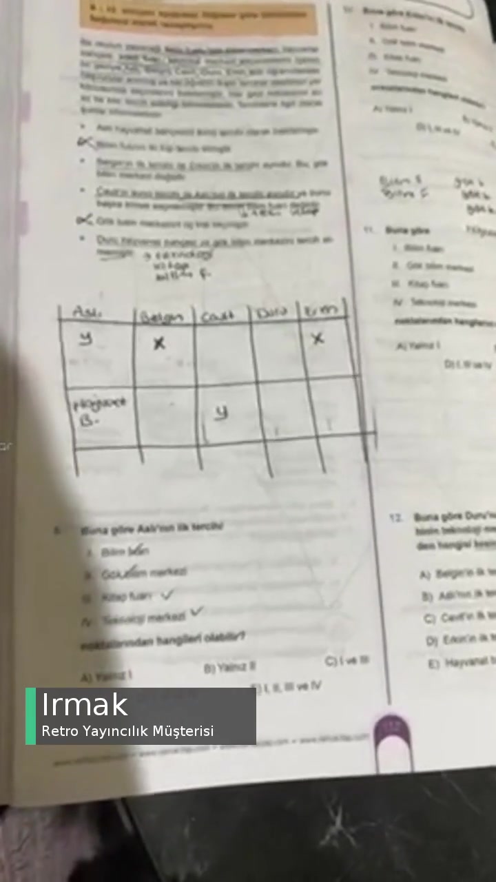 Retro Yayıncılık Aker Kartal Özgün 400 Soru Sözel Mantık Kitabındaki Yanlış Cevaplar! videonun kapak resmi