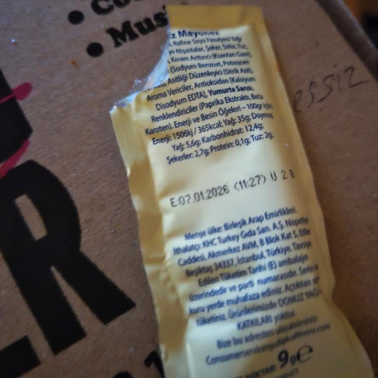 Disco Burger Son Kullanma Tarihi Geçmiş Mayonez