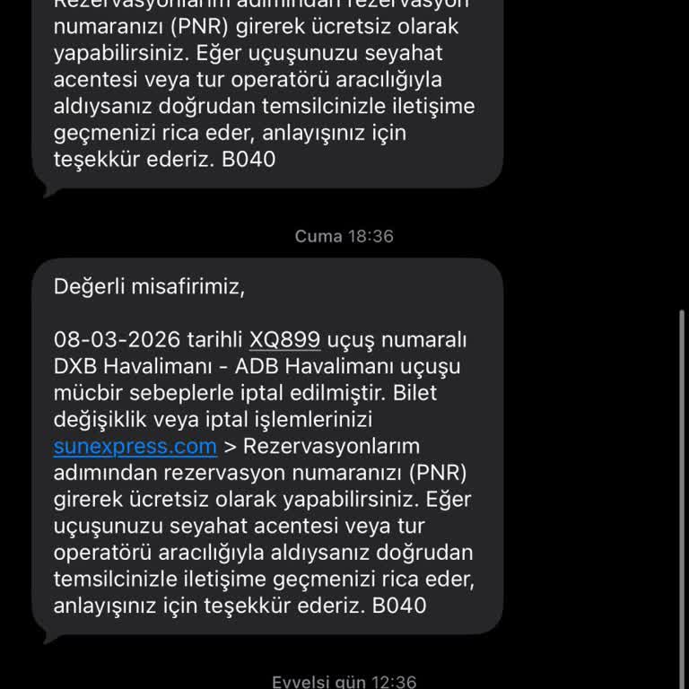 Art Arda İptal Edilen Uçuşlarım Ve İade Talebim