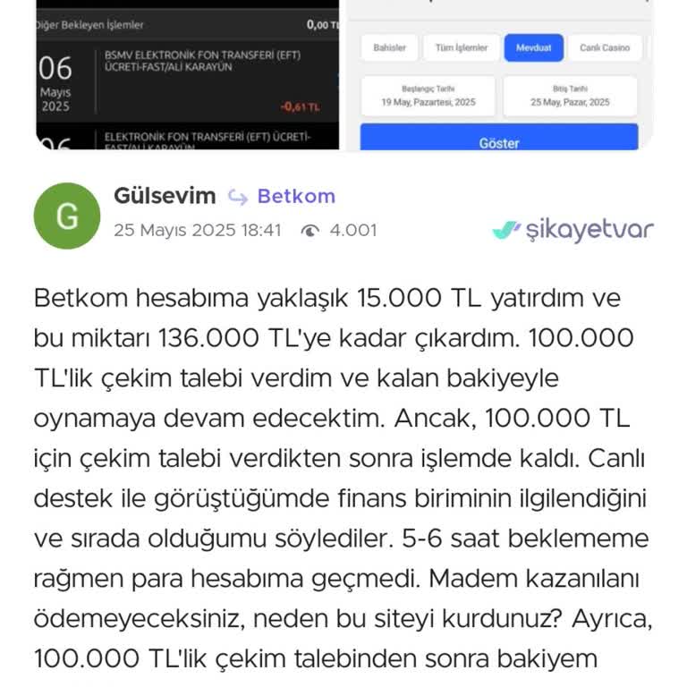 Betcom’da Slot Oyunları Adil Değil Ve Kazanç Sağlamıyor