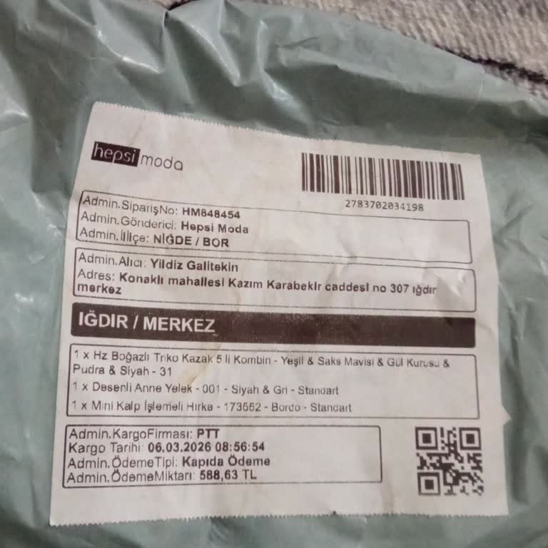 Eksik Gelen Ürün Ve Aşırı Ücret İadesi Talebi