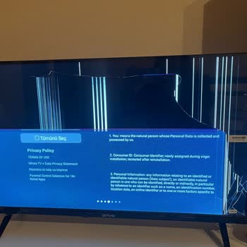 Teslim Edilen Televizyonda İlk Açılışta Panel Hasarı Ve İade Talebi
