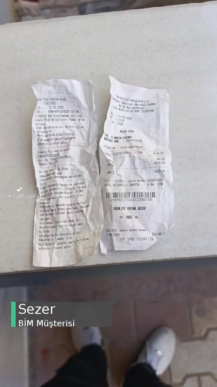 BİM Param Boşa Gitti! videonun kapak resmi