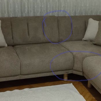 Teşhirdeki Atlanta Köşe Takımı İle Gelen Ürün Arasındaki Fark Ve Reddedilen Değişim Talebi