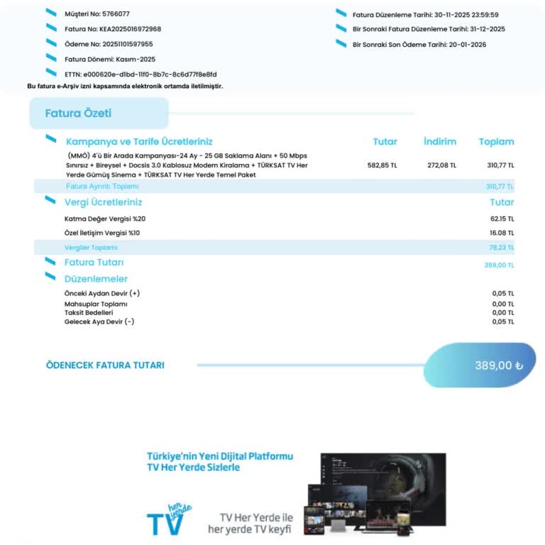Taahhütlü İnternet Paketi Fiyat Artışı İtirazı
