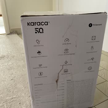 Kırık Espresso Makinesi Ve Tekrarlanan Kargo Sorunu