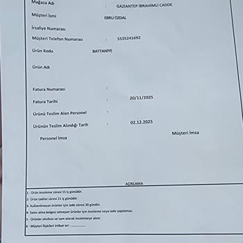 Talimatlara Uygun Yıkamaya Rağmen Battaniye Deforme, Mağaza Sorumluluğu Reddi