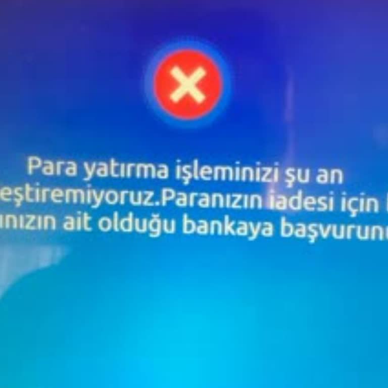 Ortak ATM’den 10.000 TL Yatırma İşlemi Başarısız, Sadece 1.400 TL İade Edildi, Kalan Tutar Beklemede