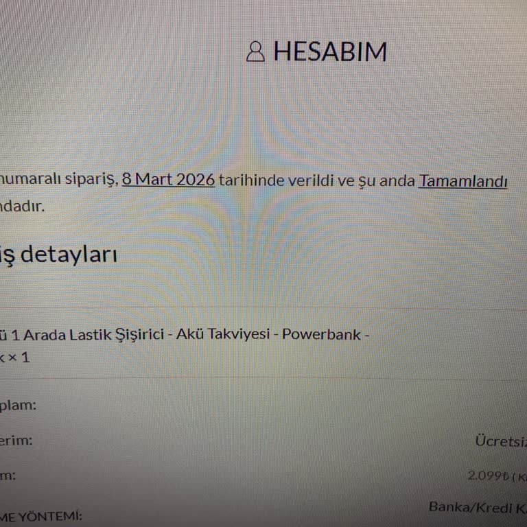 Siparişim Tamamlandı Görünüyor, Ürün Hiç Gelmedi Ve Müşteri Hizmetinden Cevap Yok