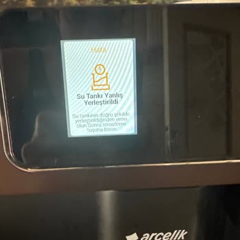 Arçelik Imperium Barista Makinesinde Tekrarlayan Arızalar Ve Belgesiz Servis