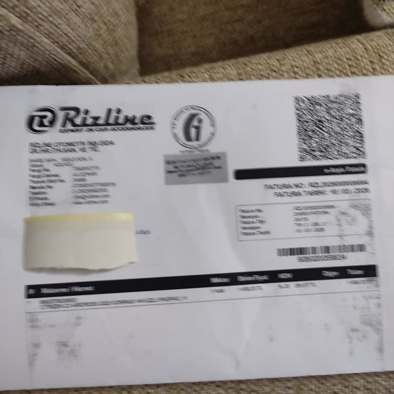 Rizline'den Reklamda Sözü Verilen Paspas Temizleme Solüsyonu Gönderilmedi