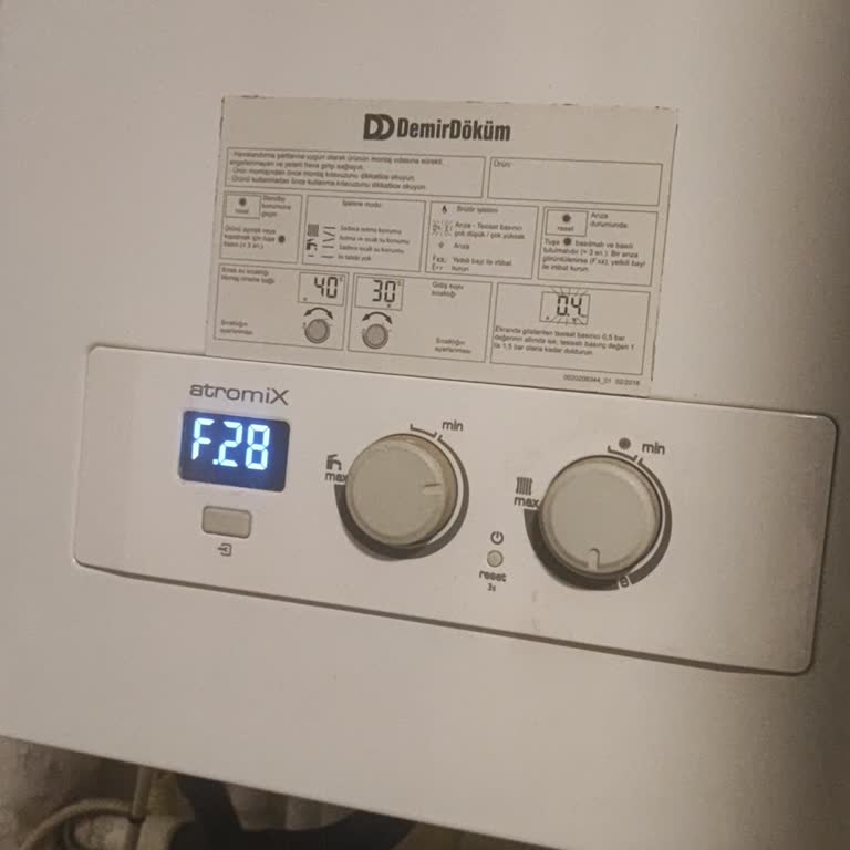 DemirDöküm Kombide Sürekli F28 Ve F29 Hatası Servis Çözüm Sunamıyor