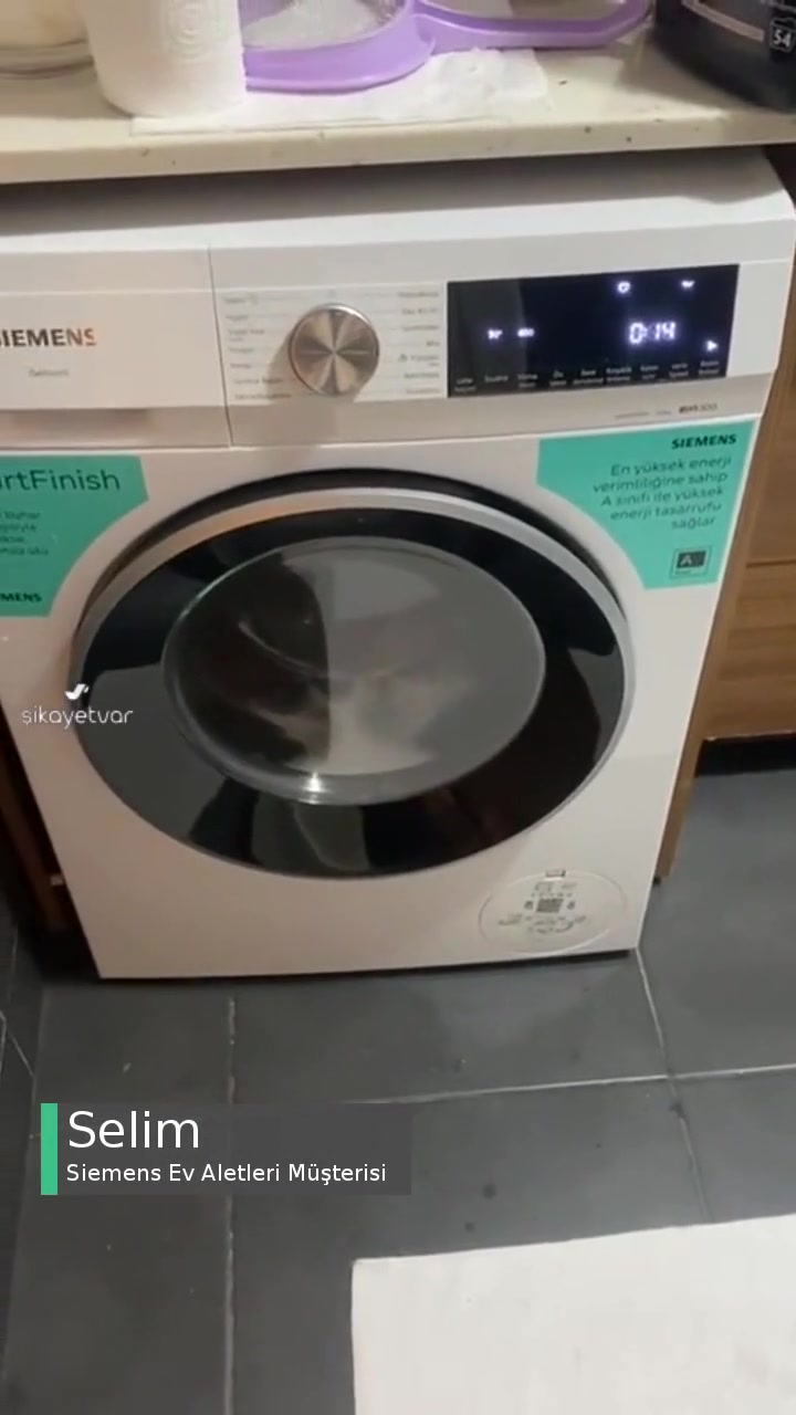 Siemens i300 Çamaşır Makinesi Sesi! videonun kapak resmi