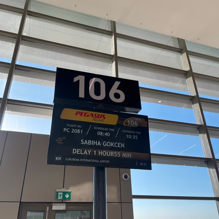 Operasyonel Sorunlar Nedeniyle Çift Saatlik Uçuş Gecikmesi Çocuklu Aileyi Mağdur Etti