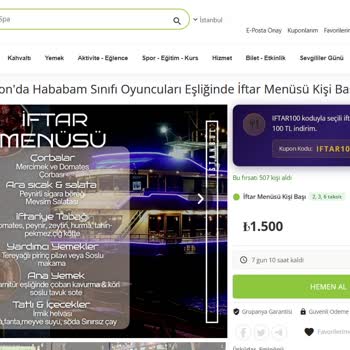 İftar Teknesi Paketi Yanıltıcı Tanıtım Ve Kötü Organizasyonla Hayal Kırıklığı