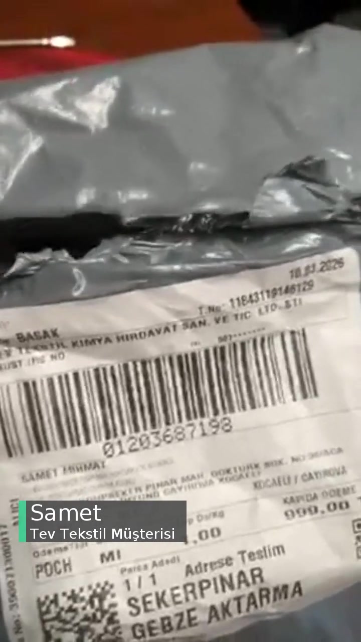 Tev Tekstil Ayıplı Ürün Teslimi videonun kapak resmi