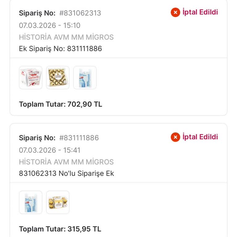 Kampanyalı Siparişlerimin Haksızca İptali Ve İndirim Hakkımın Göz Ardı Edilmesi