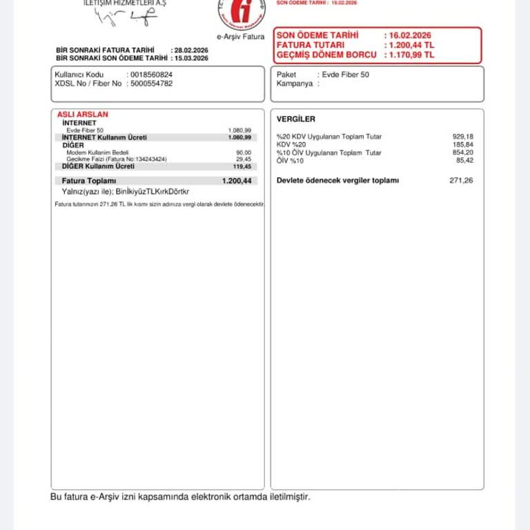 Vodafone Taahhüt Bittiği Halde Hattı Kapatmadığı İçin Yetkisiz Faturalar Kesildi