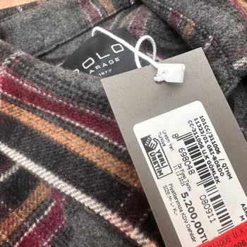 Düğme Kusurlu Gömlek Ve Kaba Mağaza Personeli