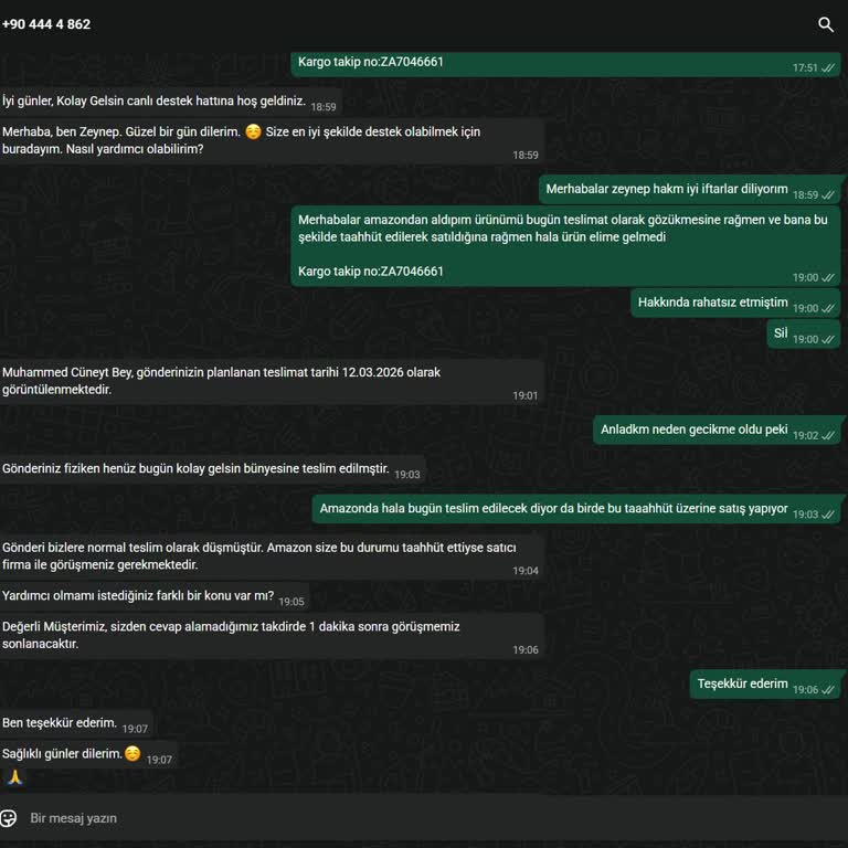 Prime Üyesi Olmasına Rağmen Sipariş Teslimatı Gecikti Ve Destek Yetersiz