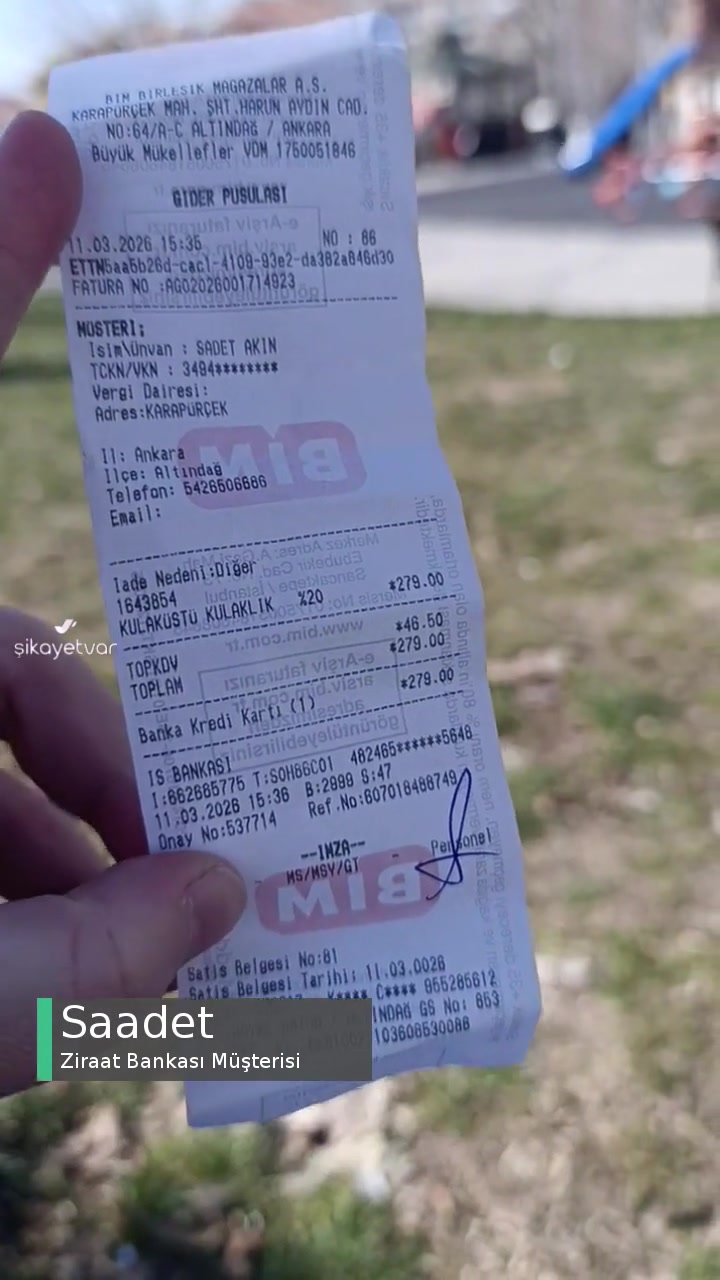 Ziraat Bankası İade Yapmıyor videonun kapak resmi