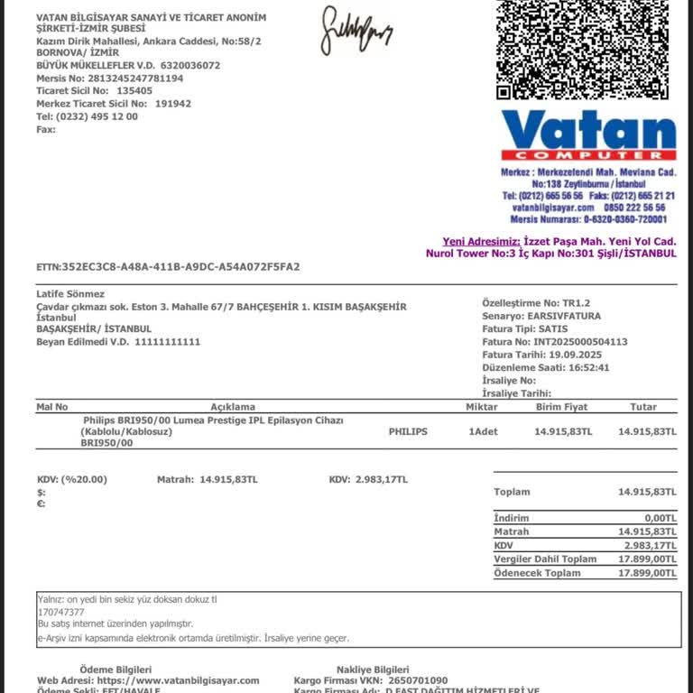 Philips Lumea Prestige IPL Cihazının Etkisizliği Ve Ücret İadesi Talebi