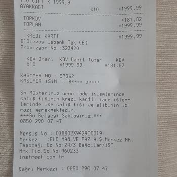 Garanti Kapsamında Üretim Hatası Olan Ayakkabı Reddedildi, Ücret İadesi Talebi