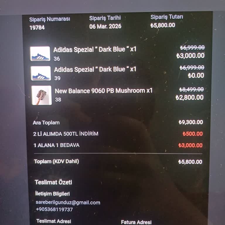 5.800 TL’lik Siparişim Kargoya Verilmedi Ve İade Talebim Cevap Bekliyor