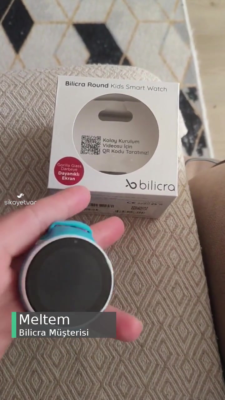 Bilicra Round Kids Smart Watch Ses Çıkış Sorunu Var! videonun kapak resmi