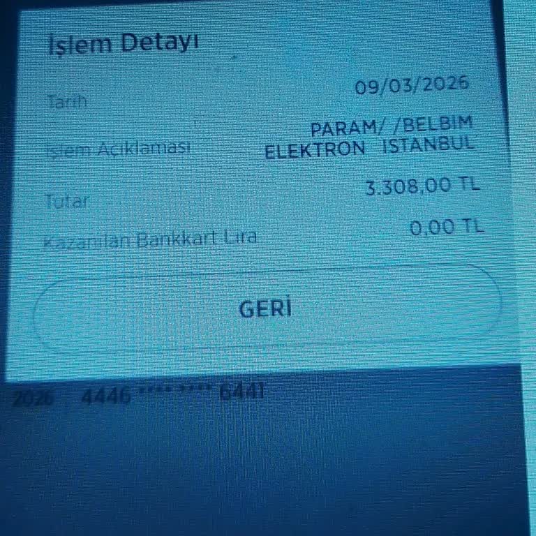 Yanlış Karta Yüklenen 3.308 TL Ücretinin İadesi
